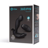 B-Vibe 360 Plug Black Remote Controlled Rotating and Vibrating Silicone Prostate Massager Prostate Tools